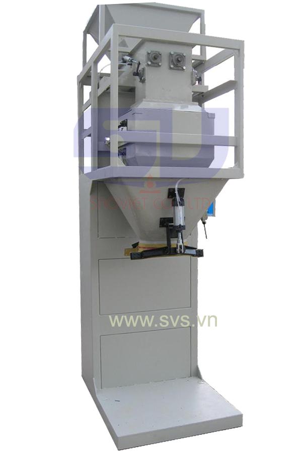 Cân đóng bao bột 1 phễu cân định lượng vít tải 2 cấp PM04 - chuyên dùng cho cân đóng bao nguyên liệu dạng bột