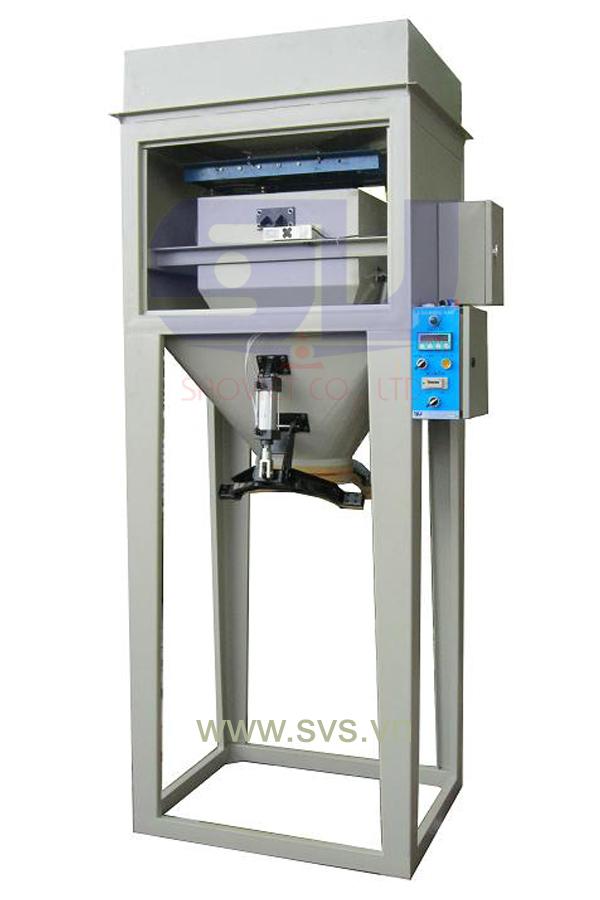 Cân đóng bao hạt 1 phễu cân định lượng cửa cân 3 cấp PM01 - chuyên dùng cho cân đóng bao nguyên liệu dạng hạt