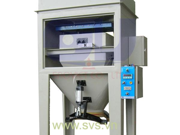 Cân đóng bao hạt 1 phễu cân định lượng cửa cân 3 cấp PM01 - chuyên dùng cho cân đóng bao nguyên liệu dạng hạt