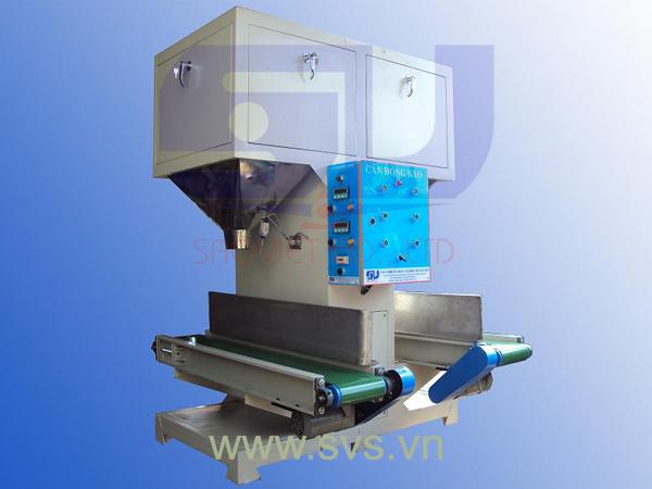 Cân đóng bao hạt 4 phễu cân định lượng cửa cân 2-3 cấp PM07 - chuyên dùng cho cân đóng bao nguyên liệu dạng hạt