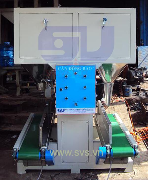 Cân đóng bao hạt 4 phễu cân định lượng cửa cân 2-3 cấp PM07 - chuyên dùng cho cân đóng bao nguyên liệu dạng hạt
