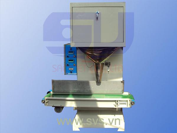 Cân đóng bao hạt 4 phễu cân định lượng cửa cân 2-3 cấp PM07 - chuyên dùng cho cân đóng bao nguyên liệu dạng hạt