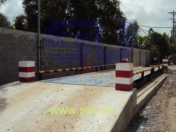 Cân ô tô cân xe tải bàn cân thép kiểu cân nổi TS03