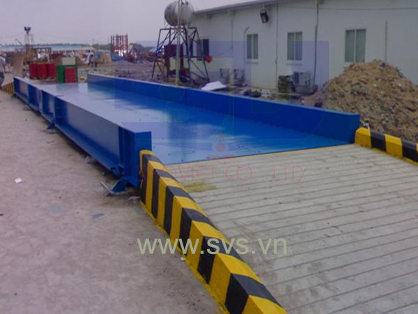 Cân ô tô cân xe tải bàn cân thép kiểu cân nổi WB08