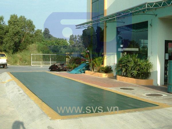 Cân ô tô cân xe tải bàn cân thép kiểu cân chìm WB12