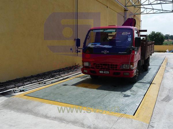 Cân ô tô cân xe tải bàn cân thép kiểu cân chìm WB12