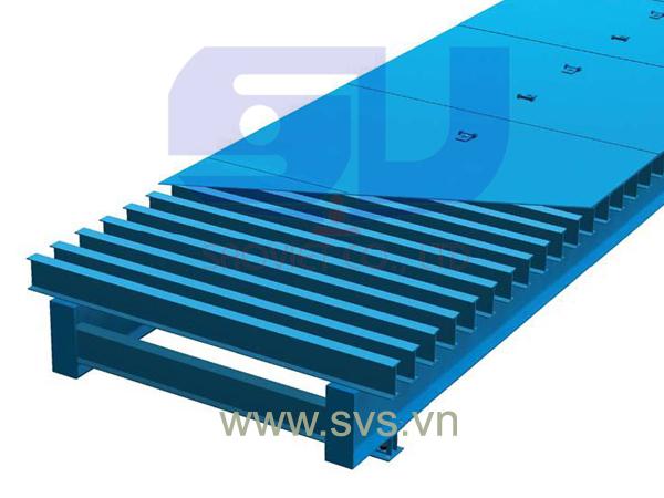 Cân ô tô cân xe tải bàn cân thép kiểu cân chìm WB12